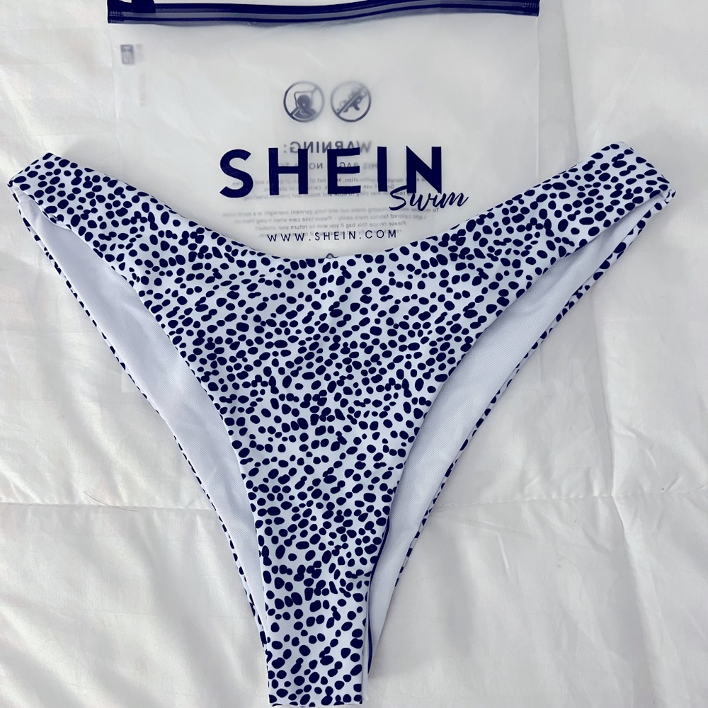 SHEIN Dalmatian bikini bottoms